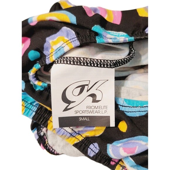 GK Elite VTG Retro 60s Concentric Circles LS Cotton Leotard Bodysuit AS Adult S - Picture 10 of 15